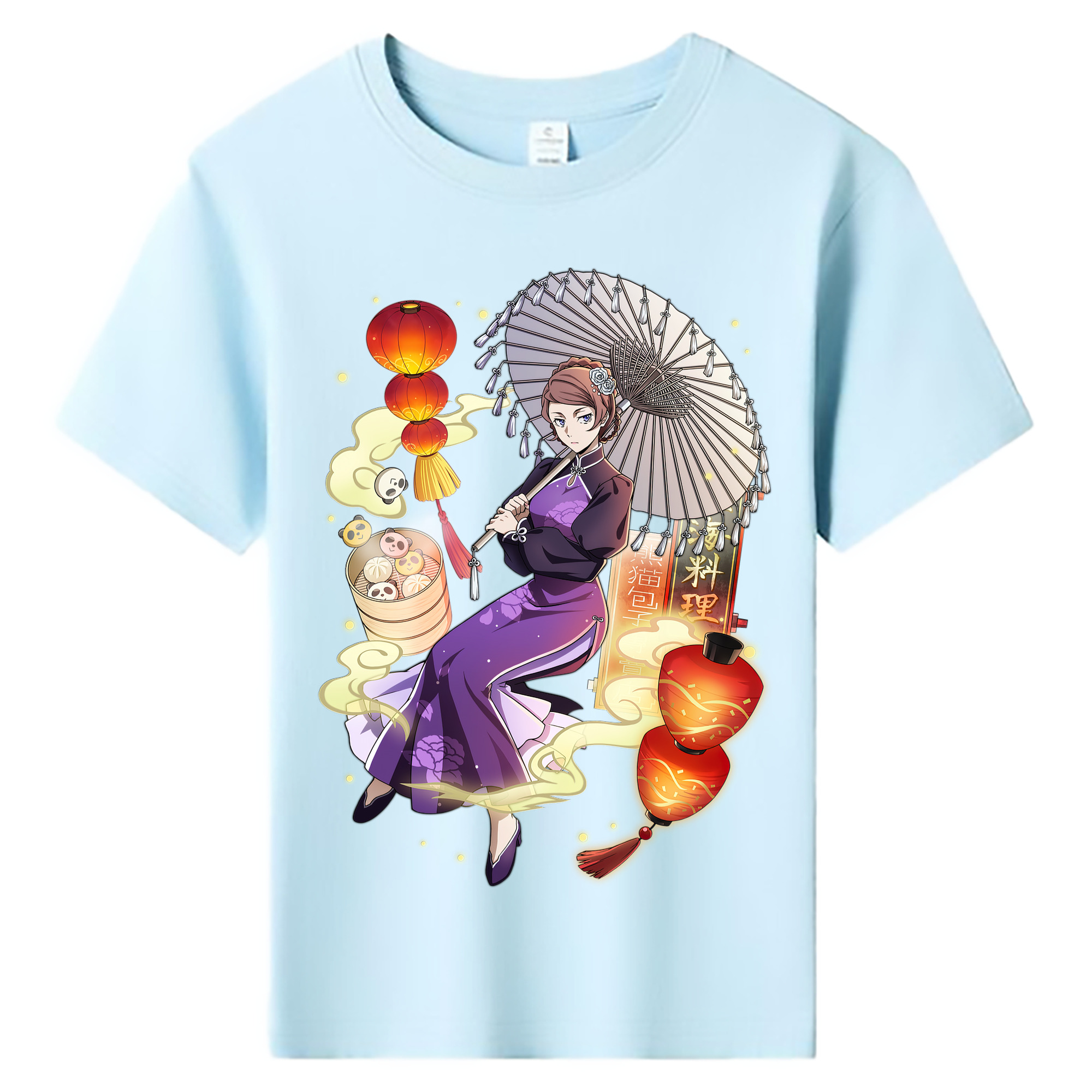 （画像用） 文豪ストレイドッグス Bungo Stray Dogs 綿100％キッズTシャツ（フロントプリント）